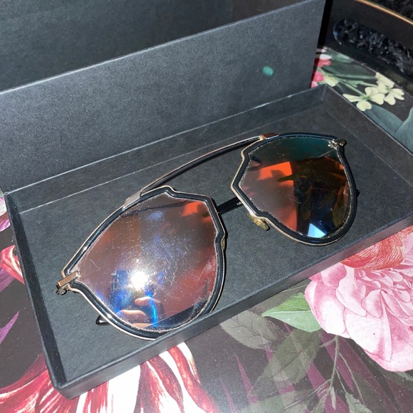 Christian Dior So Real Rise Sunglasses Black Gold - Picture 7 of 14